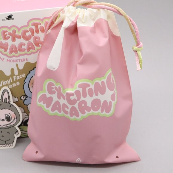 Authentic Labubu SESAME BEAN Exciting Macaron Plush Pendant Pop Mart US Seller - Picture 10 of 14